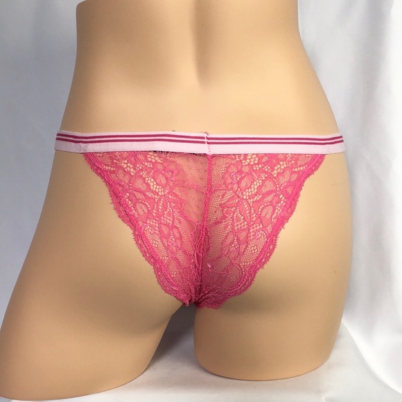 Sam Edelman Pink Lace Tanga - Picture 2 of 4